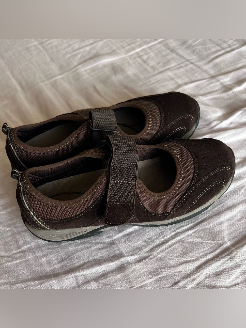 Comfort Mary Jane Sneakers in Dark Brown